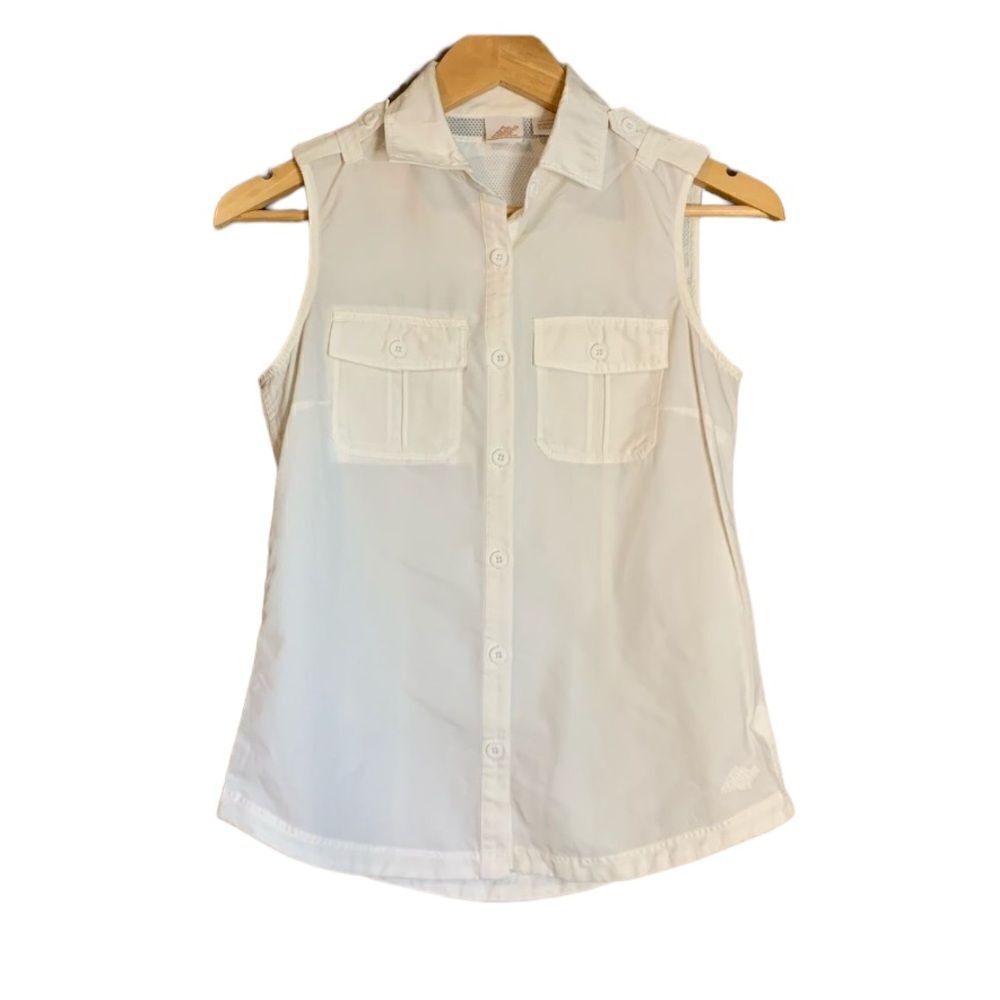 3 for $30! Eastern Mountain Sports white tank top